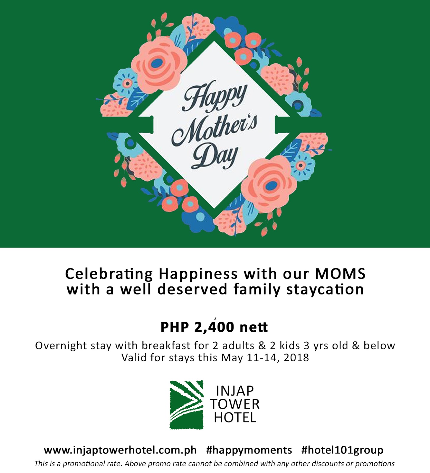 This is ELife Mothers Day Celebration with the Hotel 101 Group